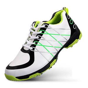 Top 2017 Men'S Golf Shoes Microfiber Leather anti Skid Waterproof Breathable Sports Sneakers EVA Interlayer