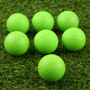20Pcs 42.6Mm/1.68"" Bright Colours Soft Light Elastic Golf PU Sponge Foam Balls for Indoor Outdoor Training Practice Toy Balls