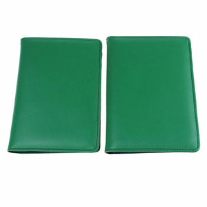 1 Pc Deluxe Genuine Leather Golf Score Card Holder with 1 Pc Wood Pencil and 2 Pcs Score Cards