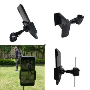 Golf Phone Holder Clip Golf Accessories and Training Aid to Golf Alignment Sticks and Golf Club Shaft