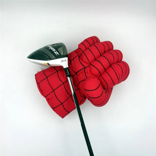 Spider Web the Fist Golf Driver Headcover 460Cc Boxing Wood Golf Cover Golf Club Accessories Novelty Great Gift