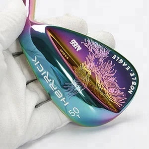 Whosale Custom CNC Forging Right Handed Colorful Head Silver Steel Shaft Golf Clubs Wedge