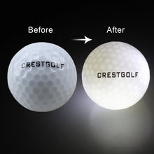 4 Pcs/Pack Led Golf Balls with 4 Lights for Night Training High Hardness Material for Golf Practice Balls